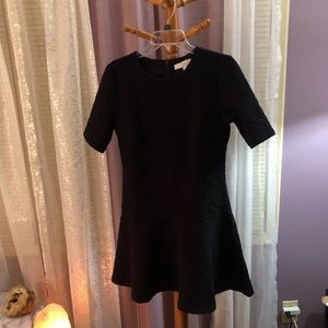 Quilted Black Loft Dress